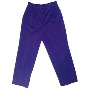 Kasper & Company ASL Vintage Style Purple Women’s Pants Size 14